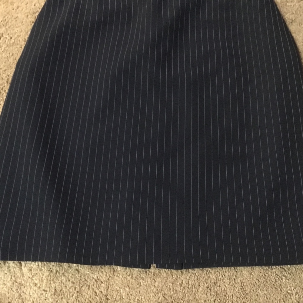 TAHARI Skirt Black and silver pinstripe - Picture 4 of 7